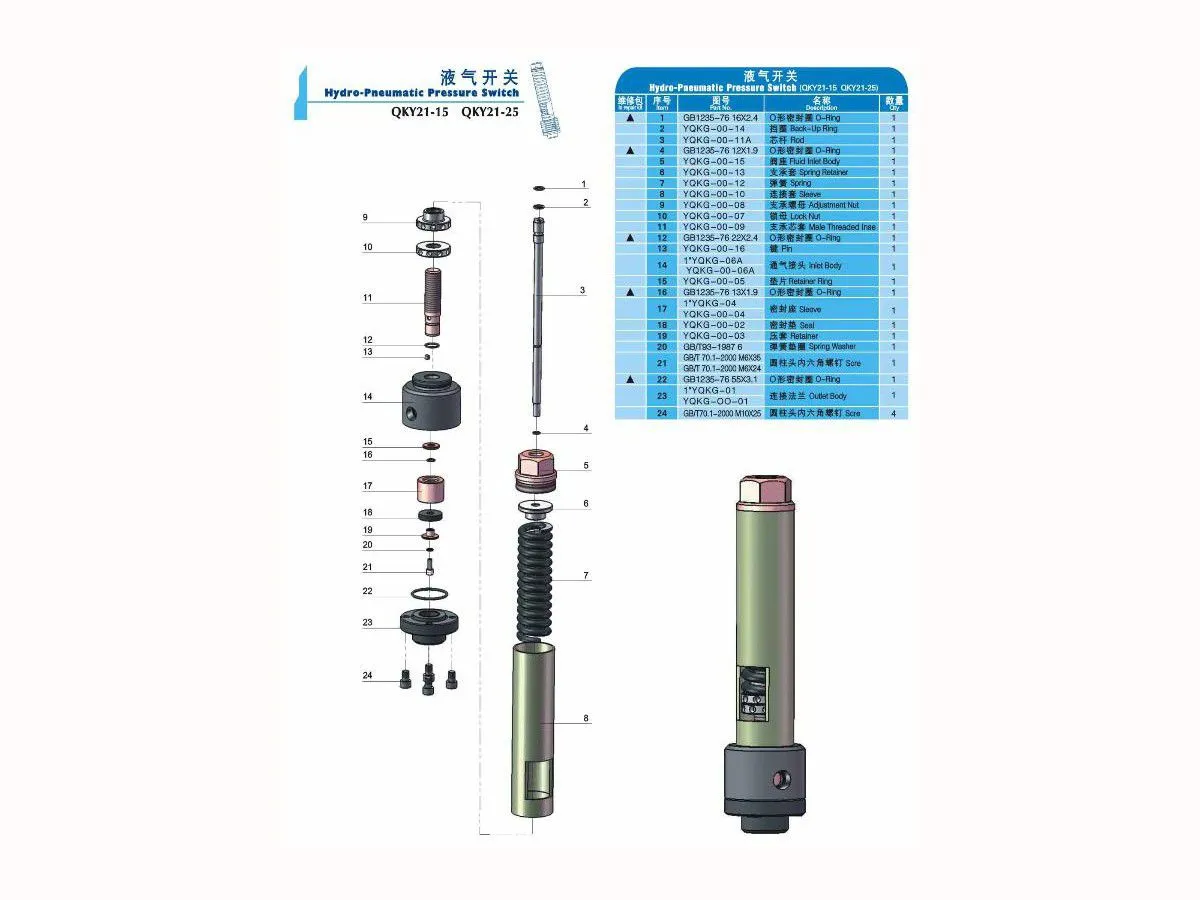 0.5"与1"液气开关QKY